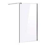 1200 x 2100mm Frameless 10mm Safety Glass Shower Screen