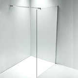 1000 x 2100mm Frameless 10mm Safety Glass Shower Screen