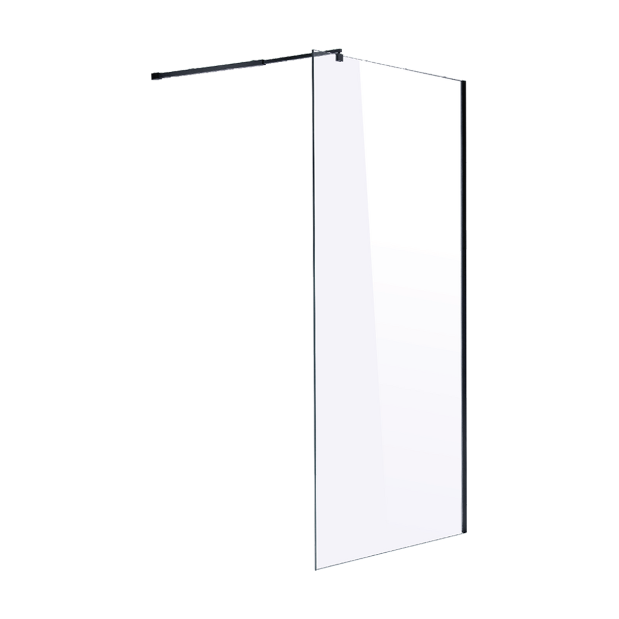1100 x 2100mm Frameless 10mm Safety Glass Shower Screen