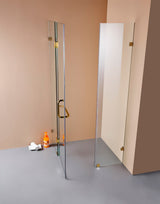 1000 x 1000mm Frameless 10mm Glass Shower Screen By Della Francesca