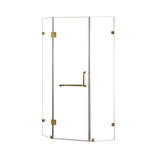 900 x 900mm Frameless 10mm Glass Shower Screen By Della Francesca