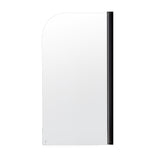 180 Degree Pivot Door 6mm Safety Glass Bath Shower Screen 900x1400mm By Della Francesca - Side View