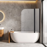 180 Degree Pivot Door 6mm Safety Glass Bath Shower Screen 1000x1400mm By Della Francesca