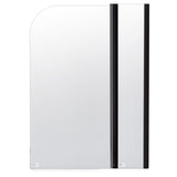 180 Degree Pivot Door 6mm Safety Glass Bath Shower Screen 1000x1400mm By Della Francesca