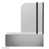 180 Degree Pivot Door 6mm Safety Glass Bath Shower Screen 800x1400mm