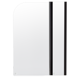180 Degree Pivot Door 6mm Safety Glass Bath Shower Screen 800x1400mm - 45-Degree Angle