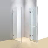 1200 x 900mm Frameless 10mm Glass Shower Screen By Della Francesca