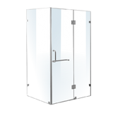 1200 x 900mm Frameless 10mm Glass Shower Screen By Della Francesca - Side View
