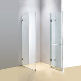 1000 x 1000mm Frameless 10mm Glass Shower Screen By Della Francesca