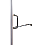 1000 x 1000mm Frameless 10mm Glass Shower Screen By Della Francesca - Top-Down View