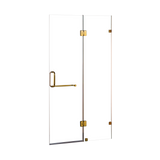 120 x 200cm Wall to Wall Frameless Shower Screen 10mm Glass By Della Francesca