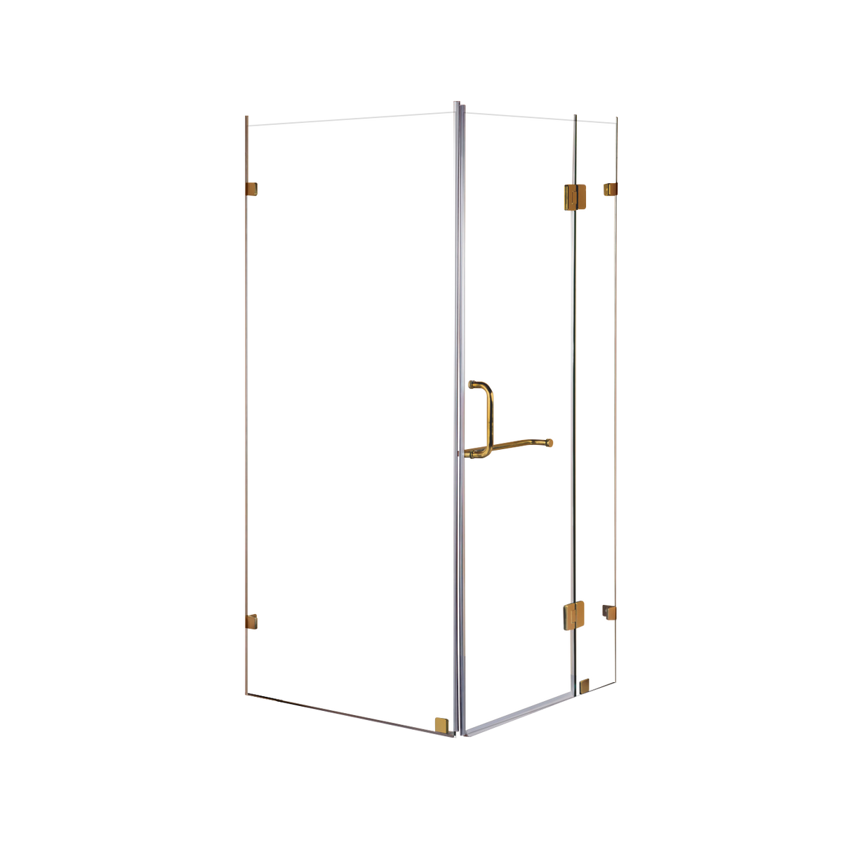 1000 x 800mm Frameless 10mm Glass Shower Screen By Della Francesca