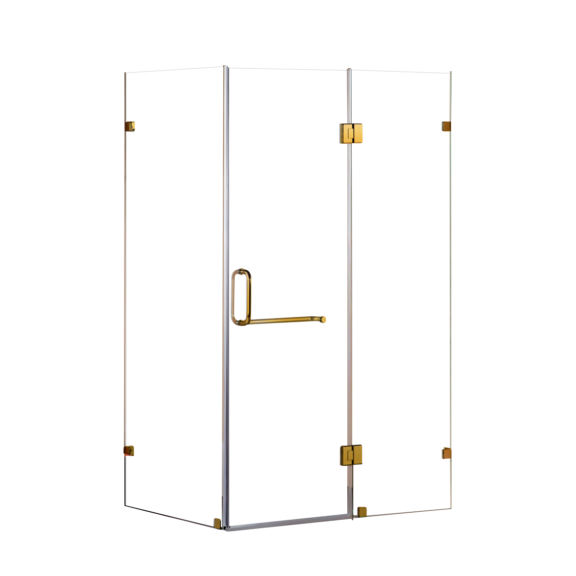 1200 x 800mm Frameless 10mm Glass Shower Screen By Della Francesca