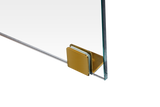 1200 x 800mm Frameless 10mm Glass Shower Screen By Della Francesca