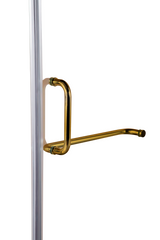 1100 x 1000mm Frameless 10mm Glass Shower Screen By Della Francesca