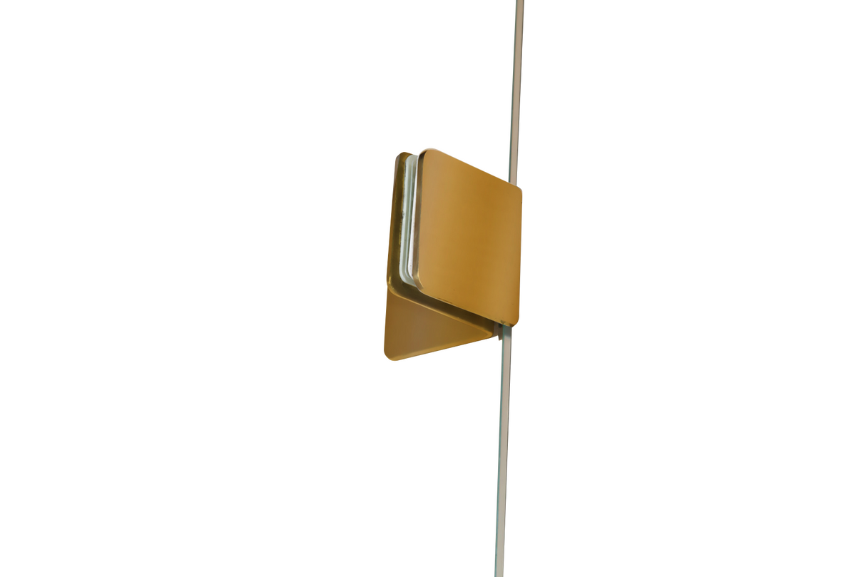 1200 x 1000mm Frameless 10mm Glass Shower Screen By Della Francesca