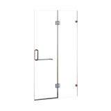 120 x 200cm Wall to Wall Frameless Shower Screen 10mm Glass By Della Francesca
