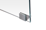 1000 x 700mm Frameless 10mm Glass Shower Screen By Della Francesca