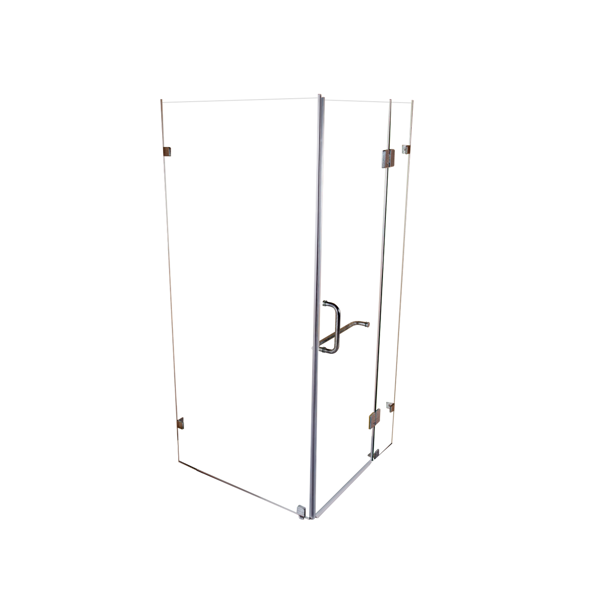 1000 x 800mm Frameless 10mm Glass Shower Screen By Della Francesca