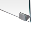 1100 x 700mm Frameless 10mm Glass Shower Screen By Della Francesca