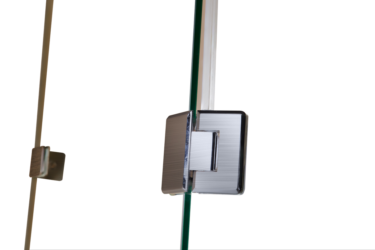 1100 x 700mm Frameless 10mm Glass Shower Screen By Della Francesca