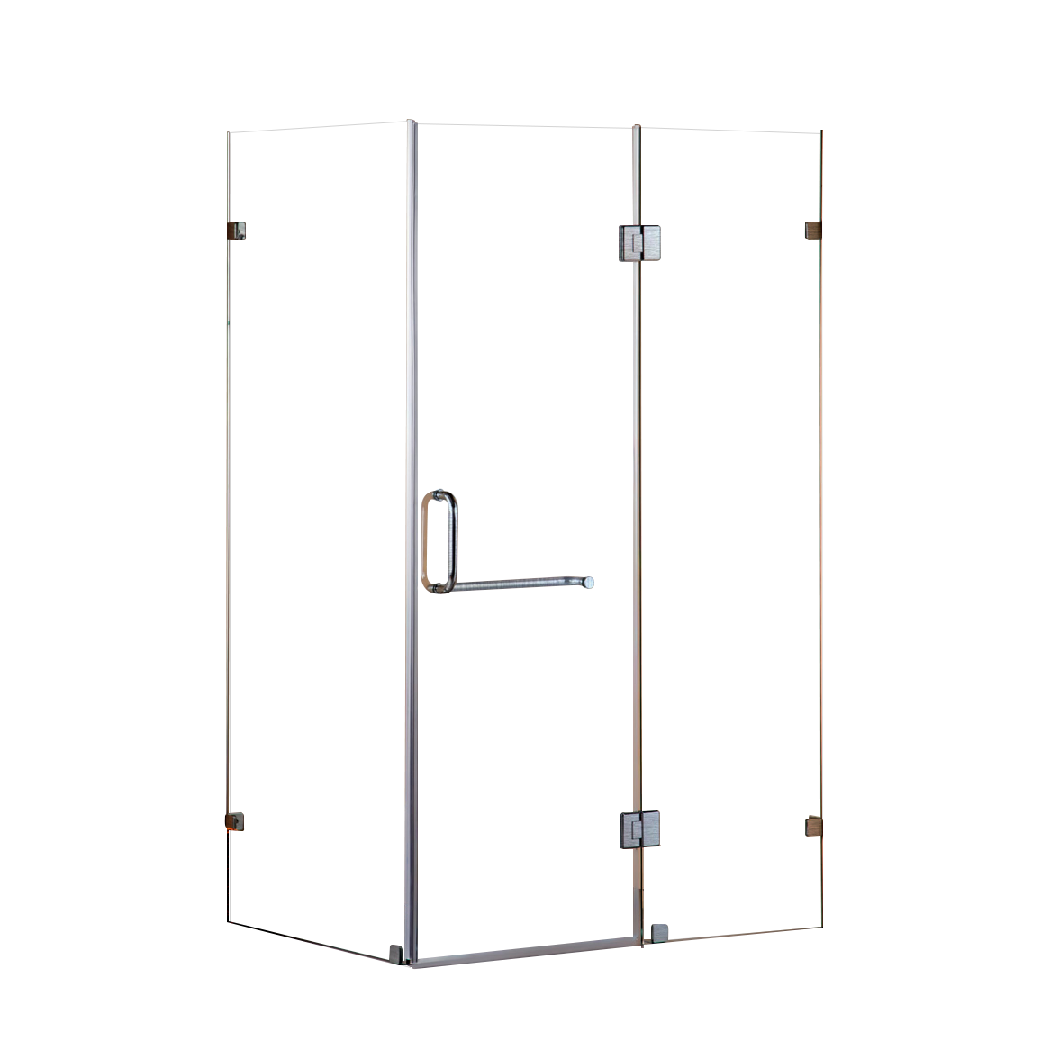 1200 x 700mm Frameless 10mm Glass Shower Screen By Della Francesca