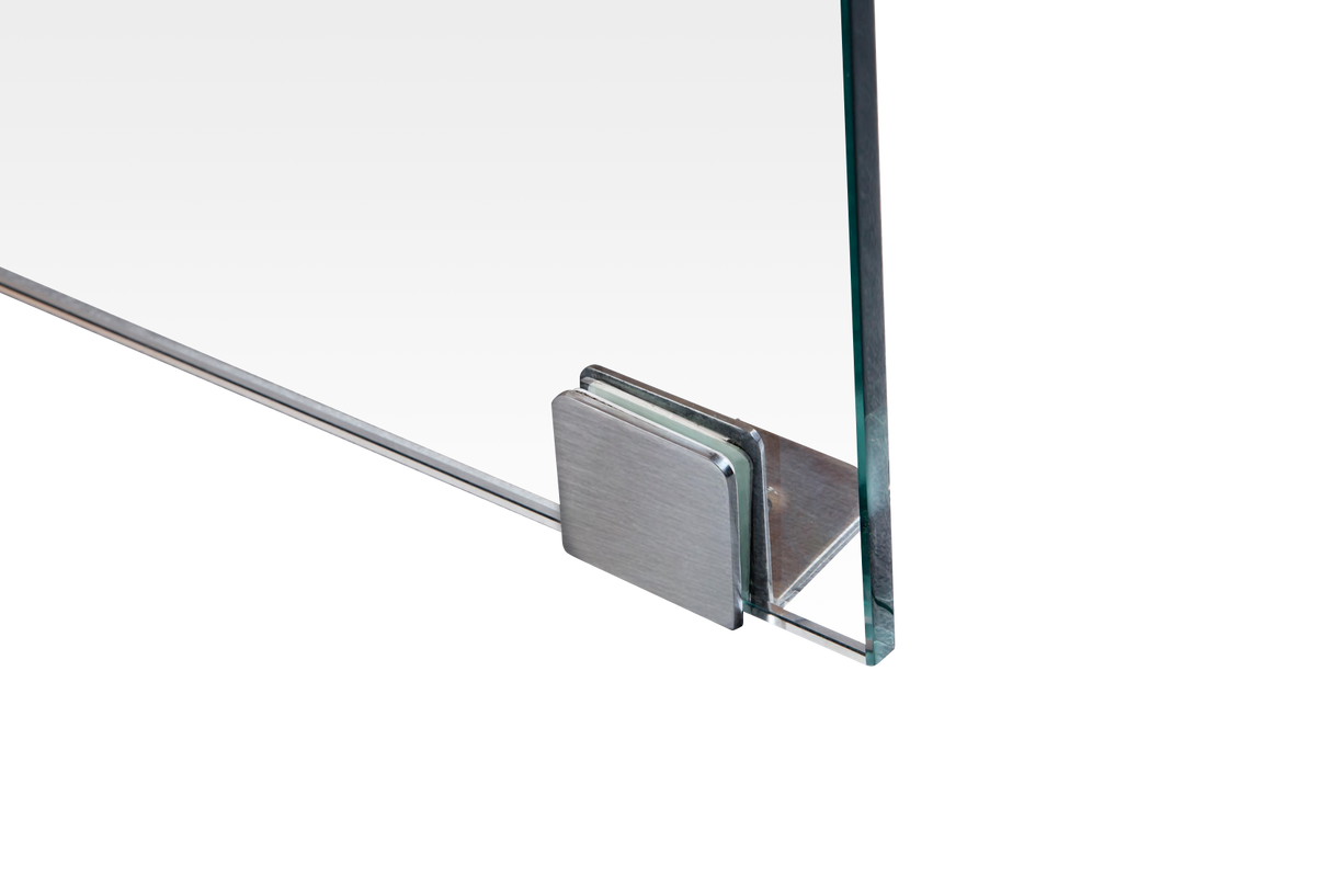 1200 x 800mm Frameless 10mm Glass Shower Screen By Della Francesca