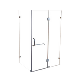 1100 x 1000mm Frameless 10mm Glass Shower Screen By Della Francesca