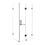 1200 x 800mm Frameless 10mm Glass Shower Screen By Della Francesca - Side View
