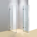 1000 x 900mm Frameless 10mm Glass Shower Screen By Della Francesca