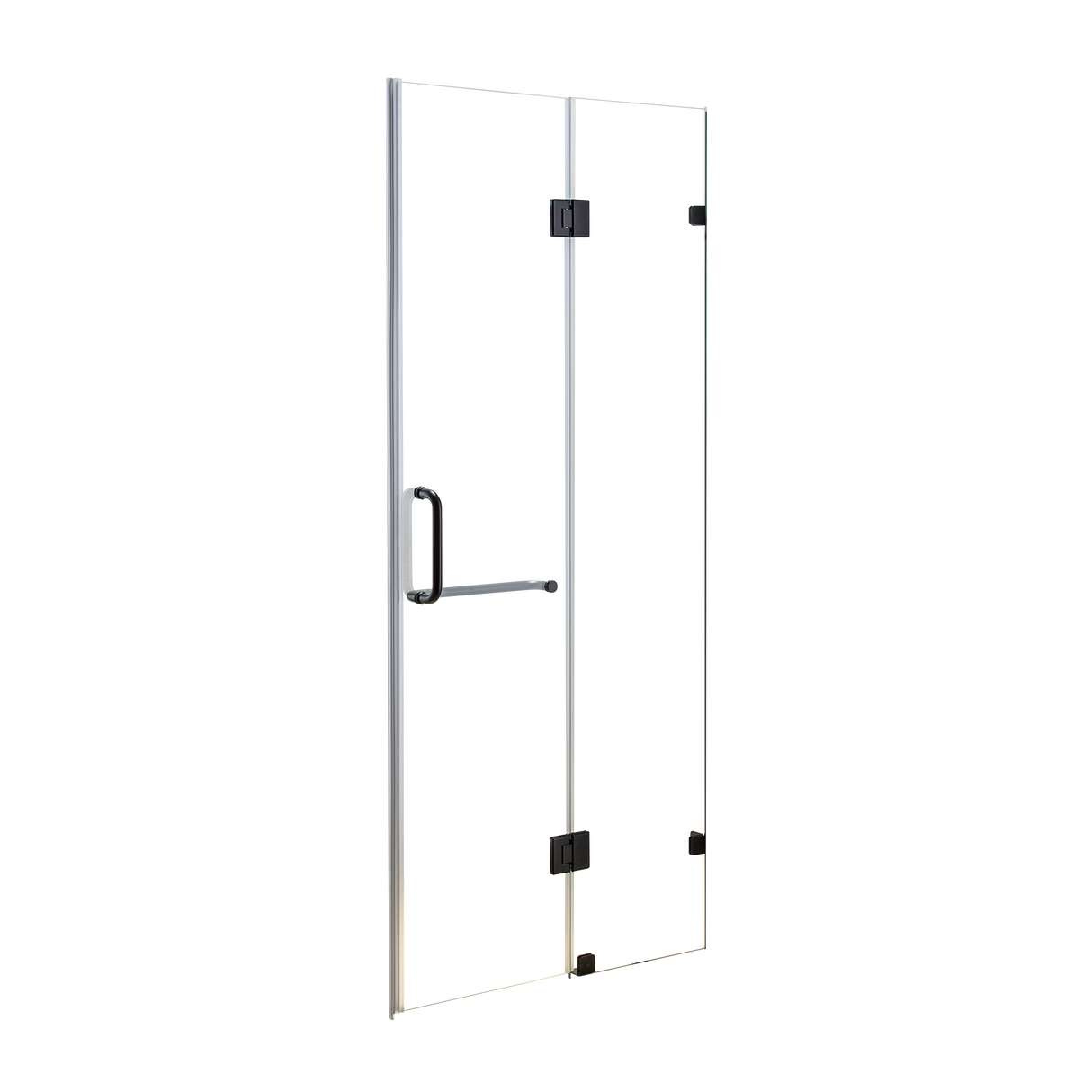 110 x 200cm Wall to Wall Frameless Shower Screen 10mm Glass By Della Francesca