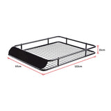 Universal Roof Rack Basket - Car Luggage Carrier Steel Cage Vehicle Cargo - Extra Image