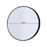 60cm Round Wall Mirror Bathroom Makeup Mirror by Della Francesca - Extra Image