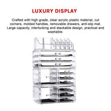 11 Drawers Clear Acrylic Tower Organiser Cosmetic jewellery Luxury Storage Cabinet