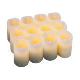 Flameless Candles LED Candles Set of 12 Battery Flickering Bulb