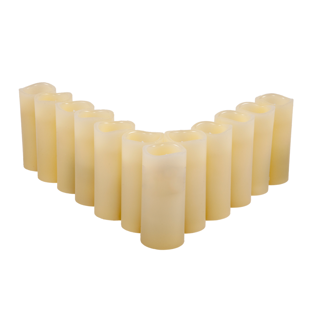 Flameless Candles LED Candles Set of 12 Battery Flickering Bulb