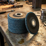 50x Pack Premium Zirconia Flap Disc Sanding Grinding 115mm 4.5