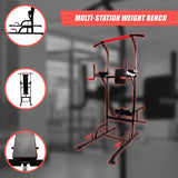 Power Tower Pull Up Weight Bench Dip Multi Station Chin Up Home Gym Equipment - Extra Image