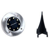 12x Solar Powered LED Buried Inground Recessed Light Garden Outdoor Deck Path
