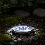 12x Solar Powered LED Buried Inground Recessed Light Garden Outdoor Deck Path