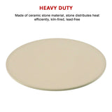 38cm XL Pizza & Baking Stone for BBQ/Oven/Grill - Close-Up Angle