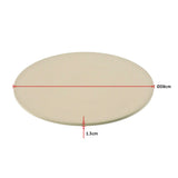 38cm XL Pizza & Baking Stone for BBQ/Oven/Grill - Low Angle