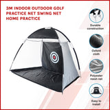 3m Indoor Outdoor Golf Practice Net Swing Net Home Practice - Front View