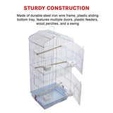 95cm Bird Cage Canary Parakeet Cockatiel LoveBird Finch Bird Cage - Close-Up Angle