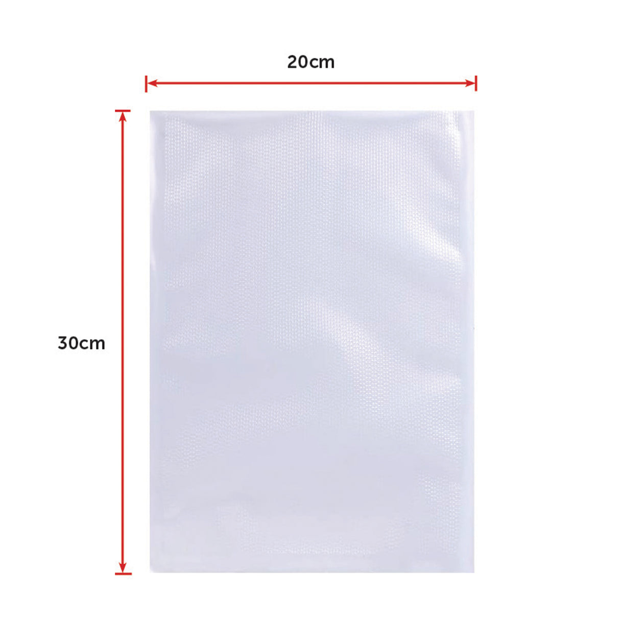 100x Vacuum Sealer Bags Food Storage Saver Heat Seal Cryovac 20cm x 30cm