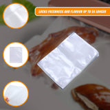 100x Vacuum Sealer Bags Food Storage Saver Heat Seal Cryovac 20cm x 30cm - Low Angle