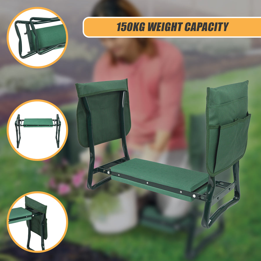 Garden Seat Folding Kneeler Bench Kneeling Soft Eva Pad