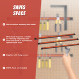 3 x 61cm Magnetic Wall Mounted Tool Holder Storage Organiser Garage Workshop - Extra Image