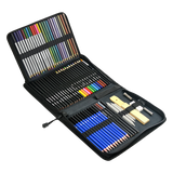 Art Sketch Pencils Oil Drawing Colouring Graphite Charcoal Pencil Set 72pcs/set - Side View