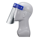 6x Safety Full Face Shield Clear Guard Protector Mask Anti-Fog + Elastic Head Band - Side View